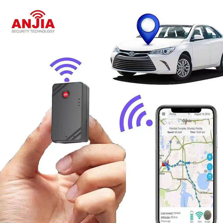 W07 4G GPS Tracking Locator Device Mini Portable Personal GPS Tracker With Magnetic Chip Easy Installation