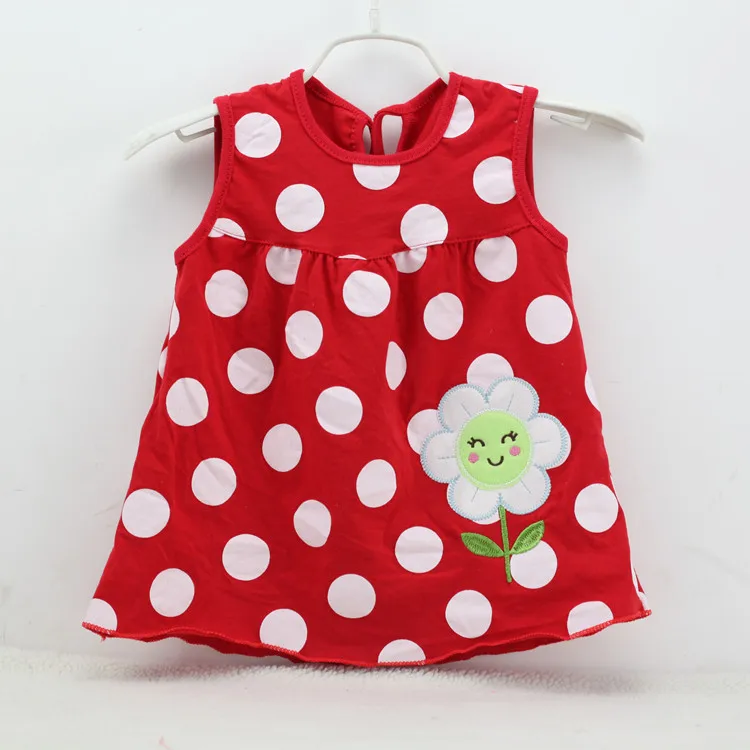 Top Quality Baby girl Dresses baby dress Princess 0-2years Girls Dress Cotton Clothing Dress Summer Girls Clothes Low Price