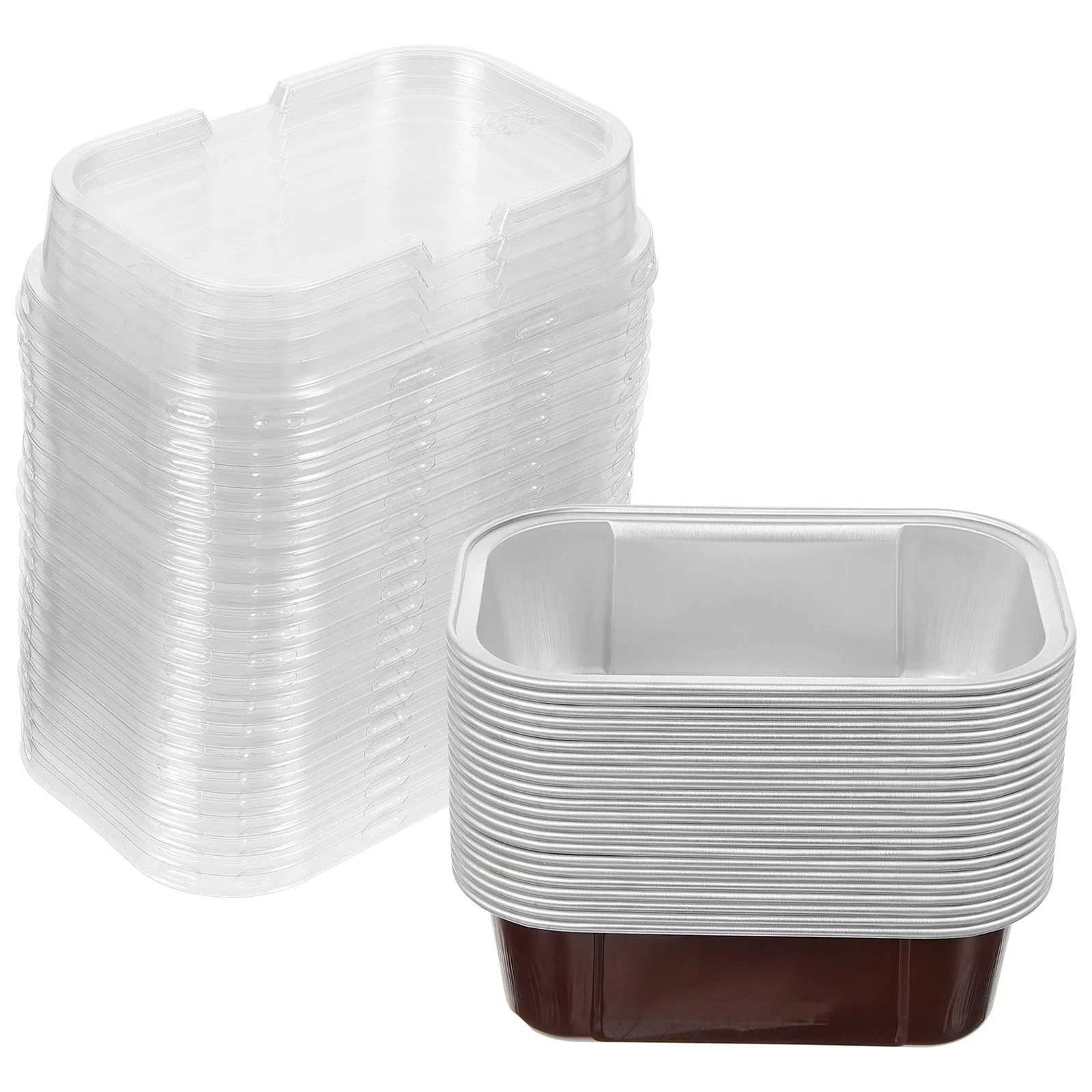

50 Pcs Disposable Box Bakery Supplies Cupcake Liners Aluminum Foil DIY Baking Cups