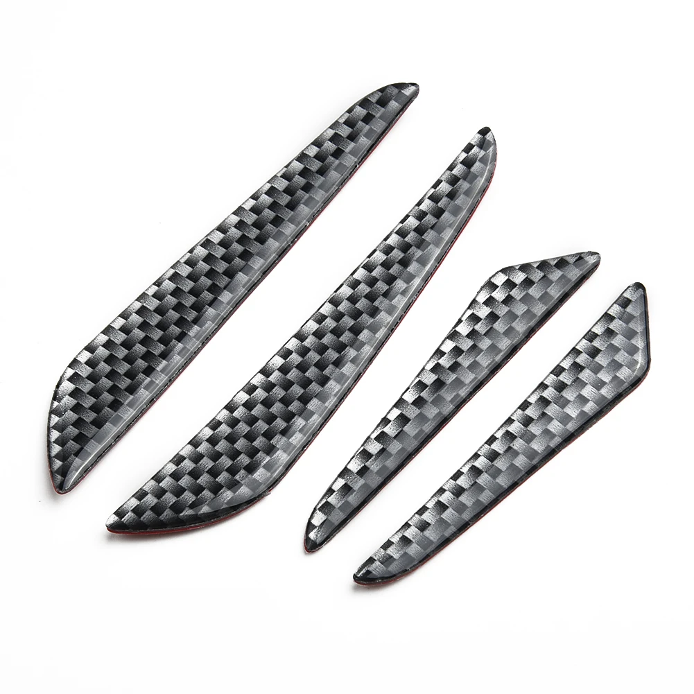 

4pcs Universal Carbon Fiber Car Door Side Edge Guard Protection Trim Sticker Easy to install device of the car