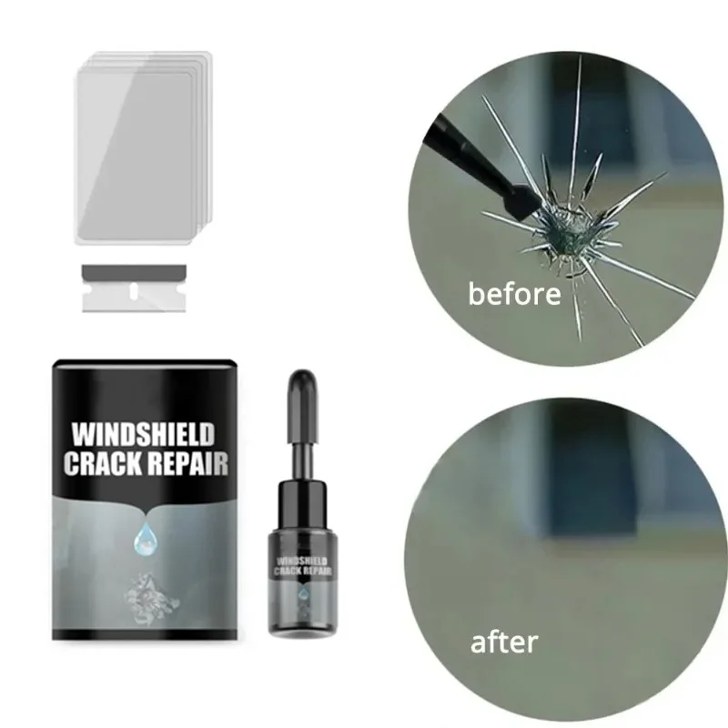 

Car Windshield Cracked Repair Tool Vehicle Casement Fix Glue Glass Curing Glue Auto Glass Scratch Crack Restore Car Tools
