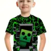 Children's Clothing Boys Tshirt Short Sleeve Children T-Shirt Creative Print Funny Kids Summer Clothes Girl Clothes O-Neck Tops 5