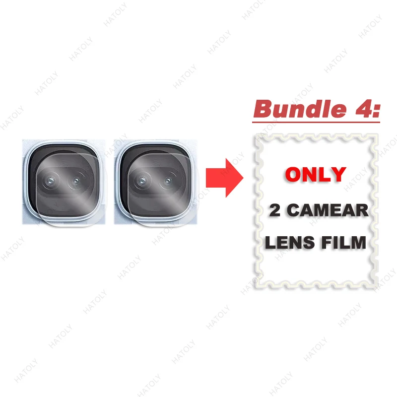 Premium Glass Screen and Camera Lens Protector with Black Edge