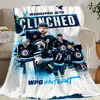 H-Hockey Warm Soft Plush Nap Blankets Sofa rug W-WinnipegS for Living Room J-jets Office Bedroom Home Travel Kid Gifts Flannel 5