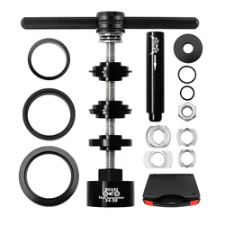 Enhanced Bike Tool Kit - Bottom Bracket Installation and Removal Tool with Bearing Remover (Version 3 with box)