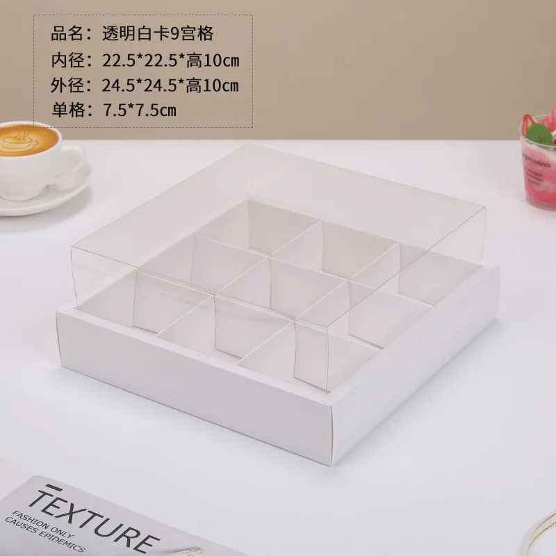 6/9/12 Grid Kraft Paper Cupcake Boxes with Clear Window, Muffin and Pastry Packaging Ca... - SKU KPGB0916 - UGI Packaging