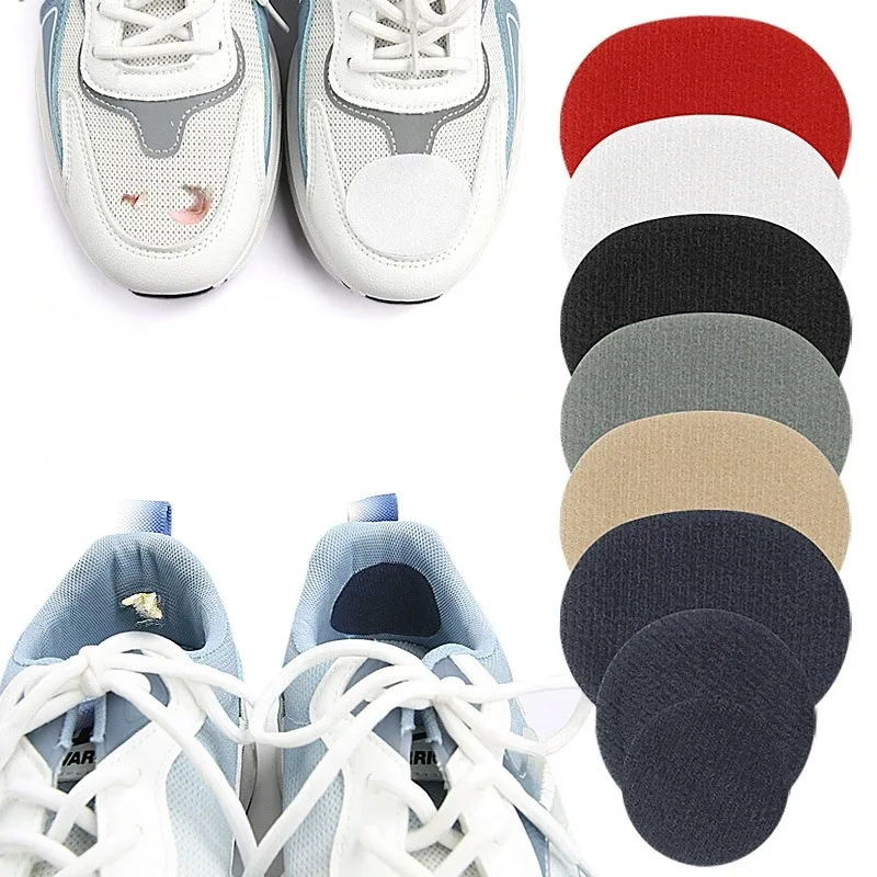 6/12Pcs Sports Shoes Patches Shoe Heel Repair Patch Self-adhesive Inside Shoe Patches Holes Leather Heel Pads Sole Repair
