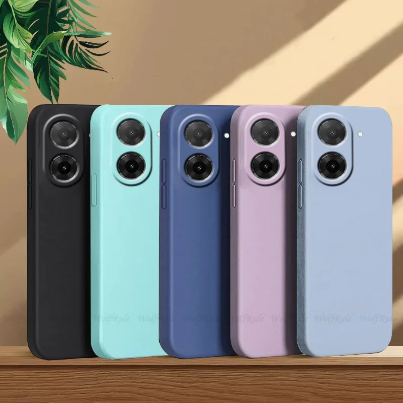 Liquid Silicone Shockproof TPU Soft Phone Case with Original Back Cover Design