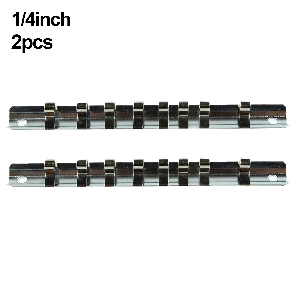 Clips On Rail Tool Organizer Inch Mounting Holes Socket Rack Holder Garages Package Contents Garages And Workshops 2