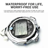 Professional Metal Luminous Digital Stopwatch Timer Multifuction Portable Sports Running Training Timer Chronograph Stop Watch 4