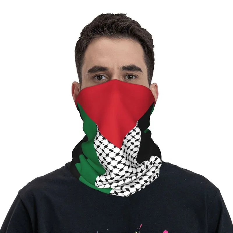 Middle East Palestine Flag Neckerchief Magic Bandana Multifunctional Scarf Men and Women Cycling Masks