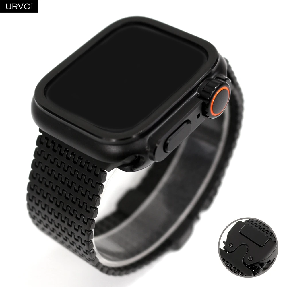 Premium Stainless Steel Mesh Strap with Parachute Buckle
