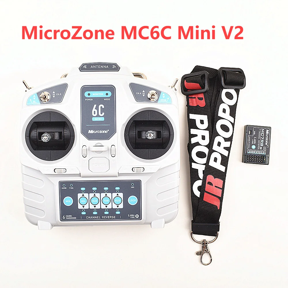 

MicroZone MC6C Mini V2 2,4G 6-канальный контроллер, приемник-передатчик, радиосистема для планшетов, вертолетов