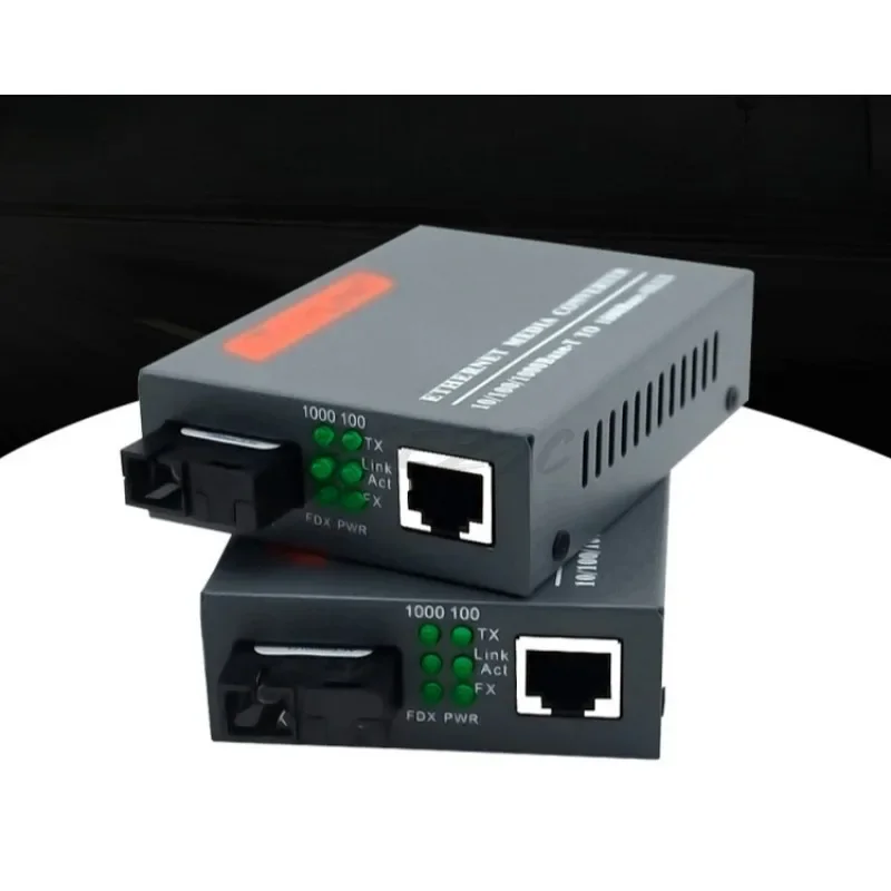 HTB-GS-03 Netlink Fiber Optic Transceiver Gigabit Single-mode Single Fiber Optoelectronic Converter Interface Type SC