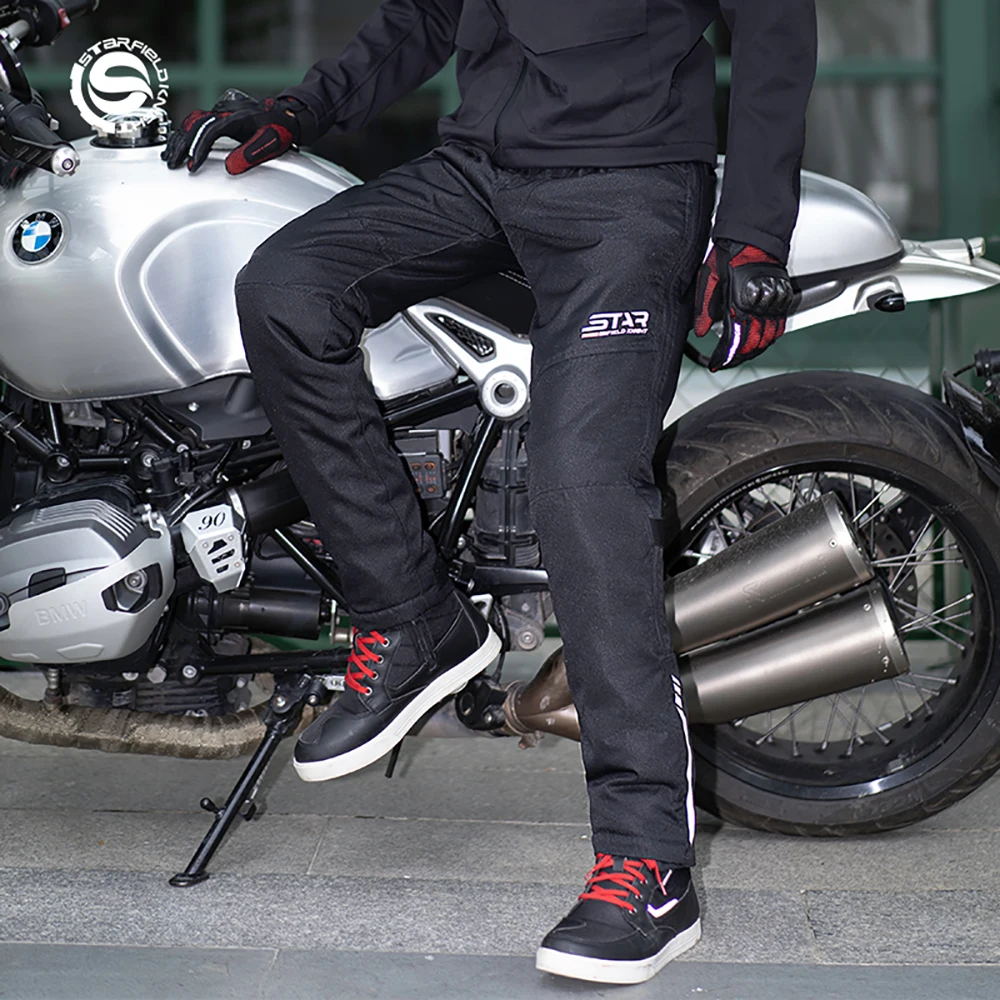 Winter Motorcycle Pants Quick Release Trousers Men Moto Cycling