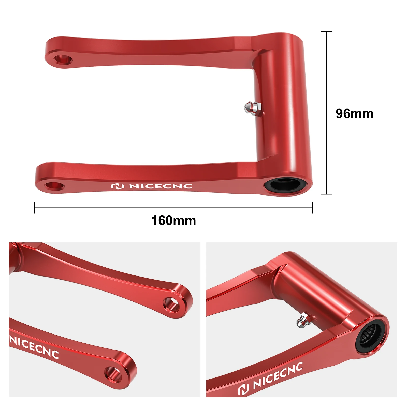 NICECNC Motorrad 1,75 Tieferlegungsgestänge-Kit für Honda CRF300L 2021–2025 CRF 300L / CRF300 L RALLY 2021–2025 2024 52475-K1T-E10 – Detail 2