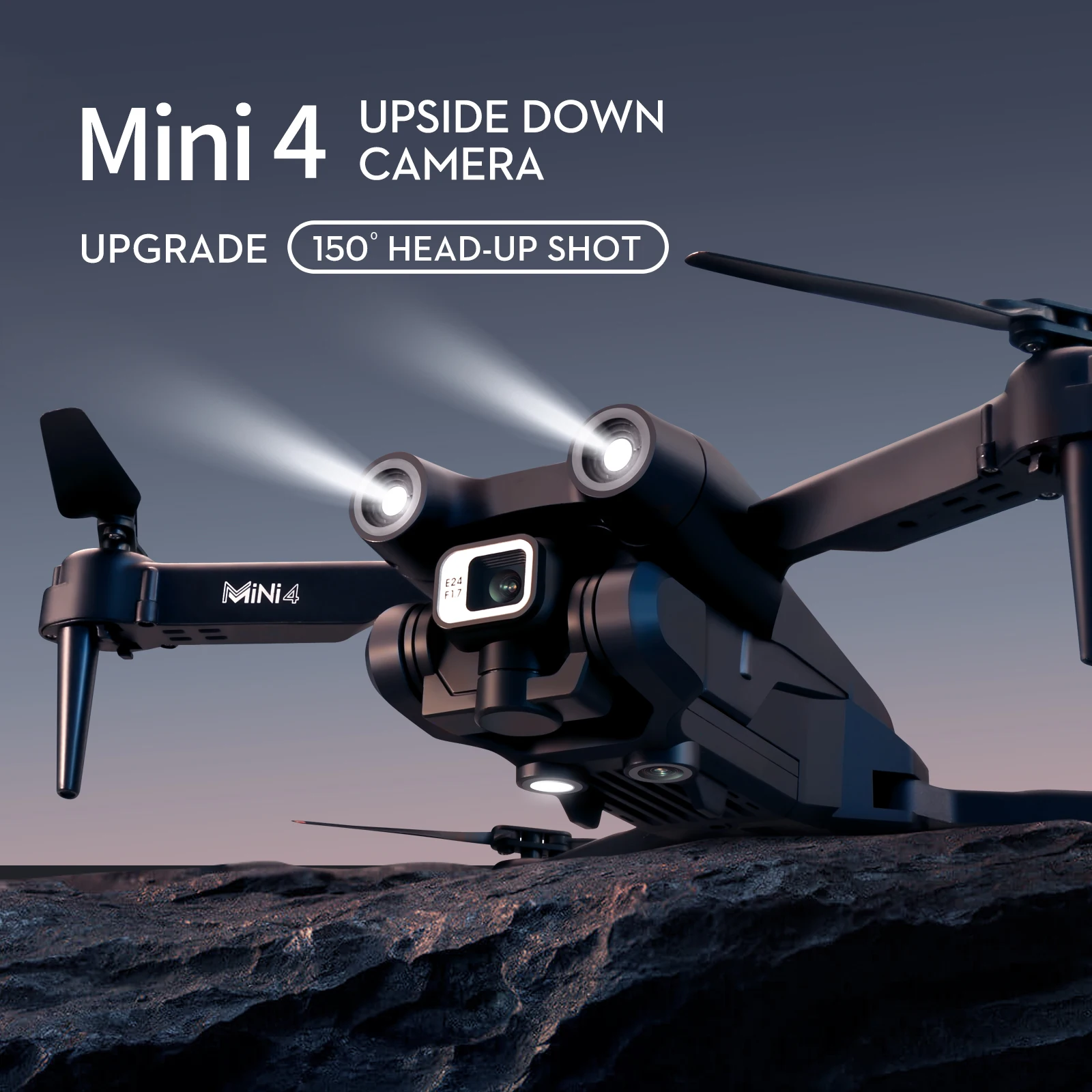 KBDFA MINI4 Drone, mini4 camera upgrade 1505 head-up shot e24 mini