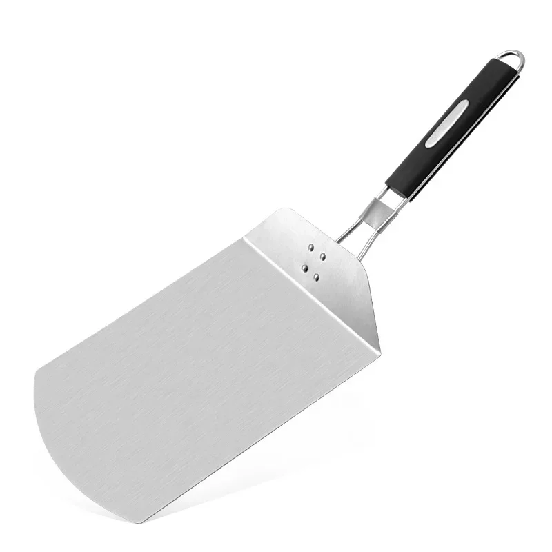 Folding Pizza Peels Stainless Steel Pizza Shovel Square Large Cake Transfer Shovels Kitchen Baking Tools Cake Shovel Tools