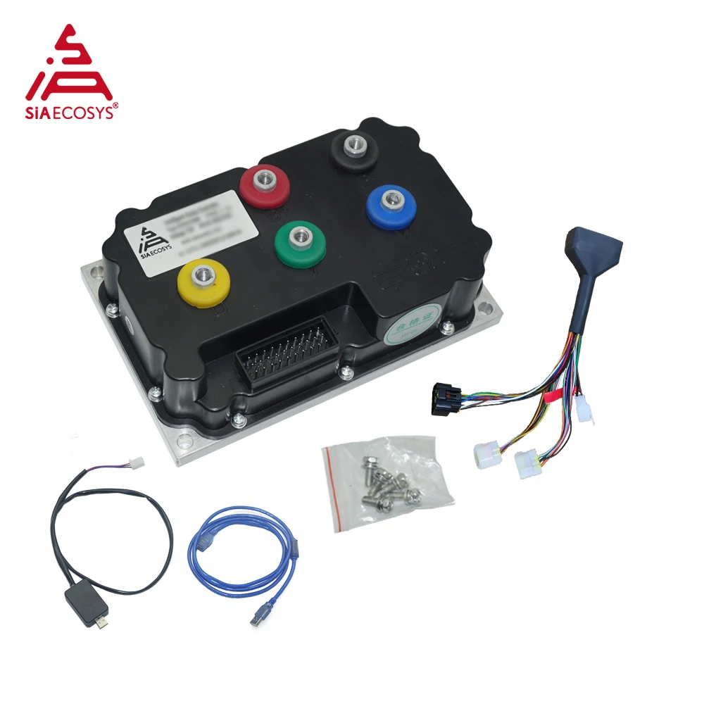SIAECOSYS/FARDRIVER ND72490B High Power Electric Motorcycle Controller 490A 5-6KW BLDC Programmable For QS165 Encoder Motor fardriver controller nd72240 high power electric scooter motorcycle controller 72v 240a bldc programmable for 2kw qs motor