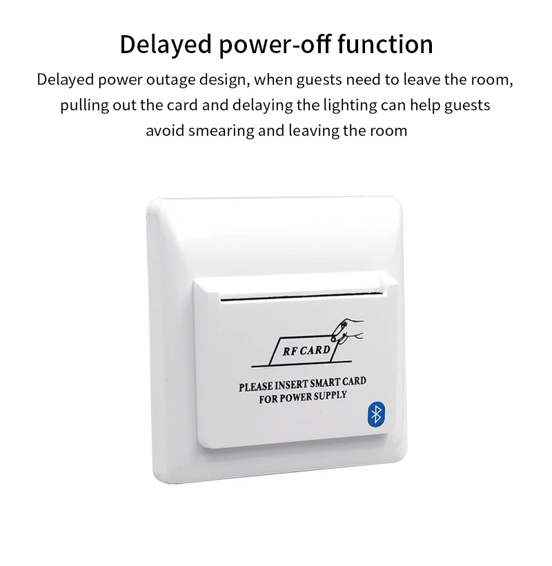 TTLOCK Bluetooth TTHotel Power Saver TTHotel Energy Saving Switch 13.56Mhz RFID