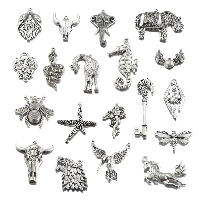 6 шт. Подвески ювелирные изделия для изготовления антикварных подвесок в виде