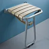 Wall Mounted Shower Seats Folding Shower Bench Bathroom Chair Stool with Non-slip Feet for Elderly Disabled Shoe Changing Stool 4