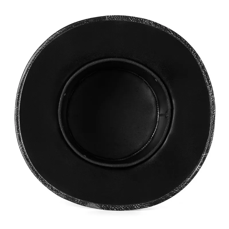 New Vintage Steampunk Plague Doctor Men's Hat with Top Steampunk Leather Bowler Hat Halloween Top Gothic Rave Nightclub