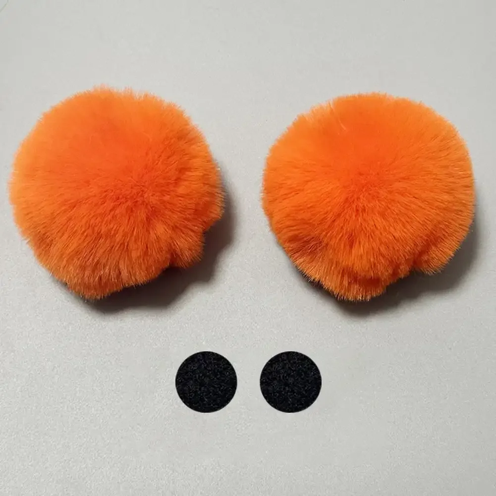 thumbnail image 1 of 2 piezas de casco de motocicleta lindo y creativo con orejas de gato de peluche, bolas decorativas para casco de motocross, accesorios adhesivos para estilismo de cosplay, 1 of 5