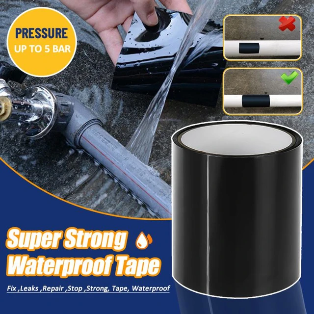 300cm Pipe Stop Leaks Repair Tape Self-Fusing Silicone Rubber Waterproof  Insulation Super Strong Adhesive Stretchable Duct Tapes - AliExpress