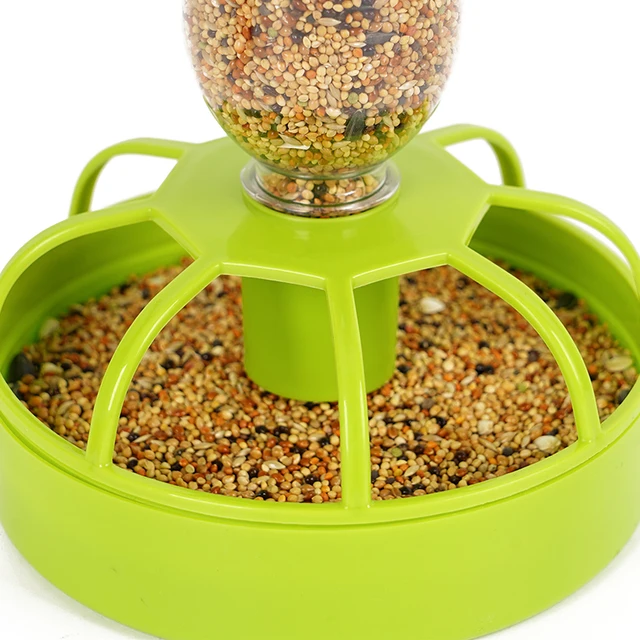 Bird Feeder Automatic Sprinkler Dual-purpose Eight Grid Super Large Capacity Parrot Bird Convenient For Feeding Pet Supplies 5
