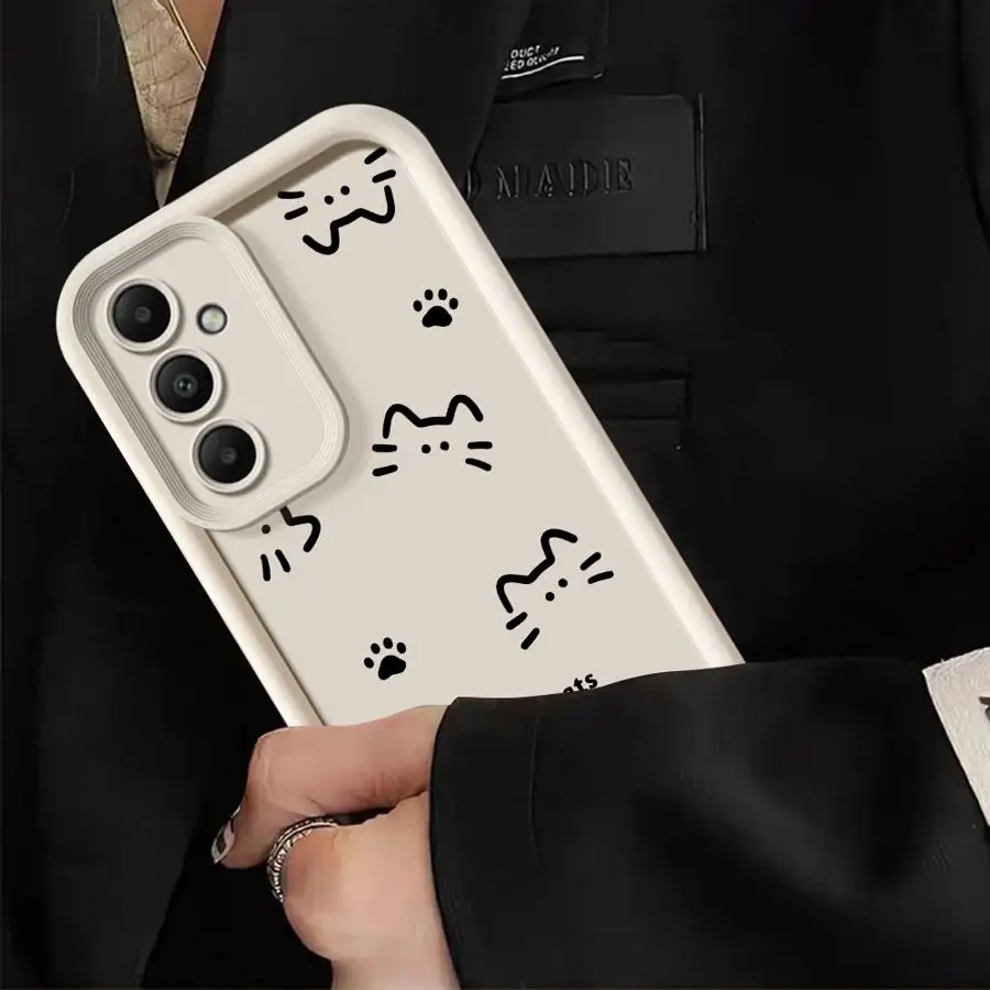 Cute Kitten Paw Prints Phone Cover Case