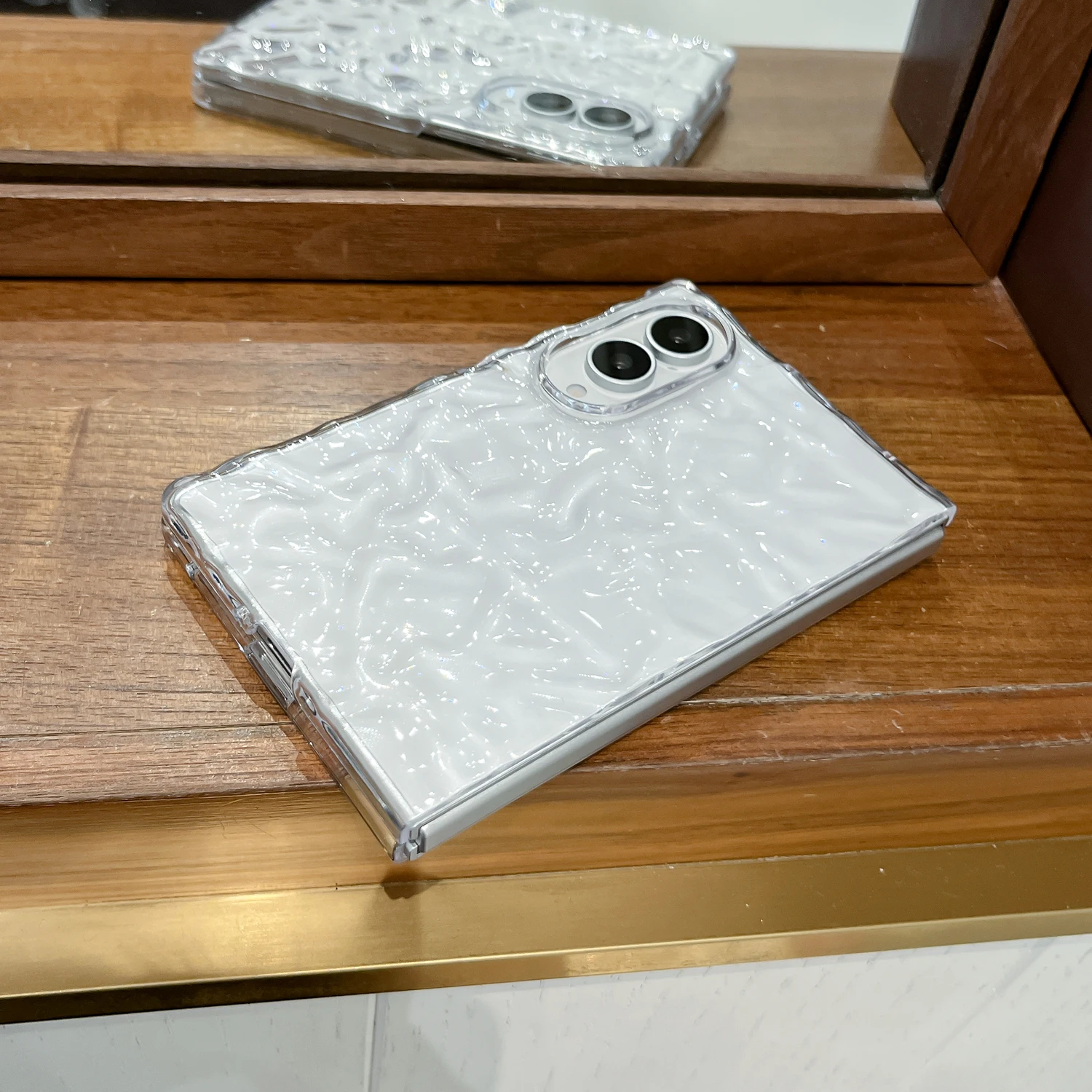Ultra Clear Thin Design Soft Phone Case - Water Ripple Transparent Cover