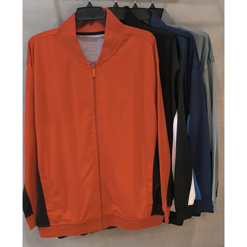 Spring Autumn Plus Size 14XL Jacket Men's Pocket Loose Fashion Coat 210kg 15XL Casual jacket 10xl 13xl workwear jacket 2