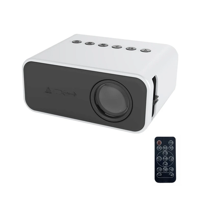 

Portable Mini Projector Home Theater Media Player Cinema Wireless Mulitscreen Projector For Iphone Android Durable - UK Plug