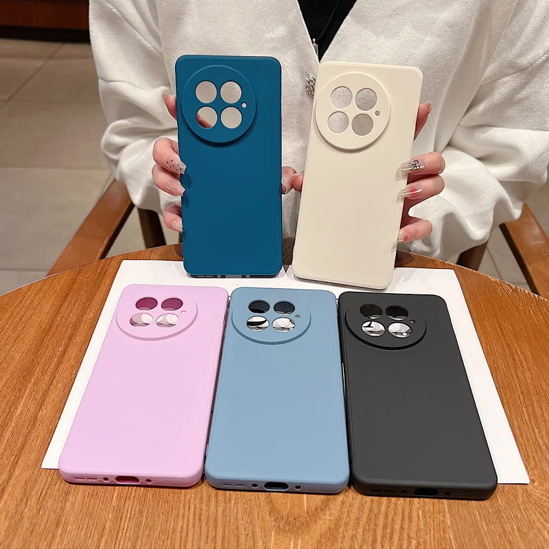 Shockproof Slim Solid Color Silicone TPU Phone Case Cover