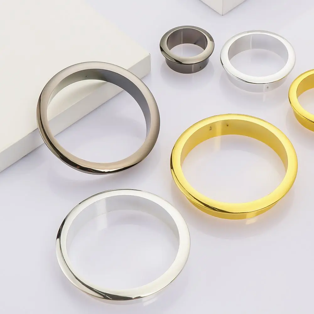 Cable Organizer Plastic Round Wire Hole Cover With Buckle Line Practical Desk Table Cable Fastener Computer Grommet Line Box Office Organizer