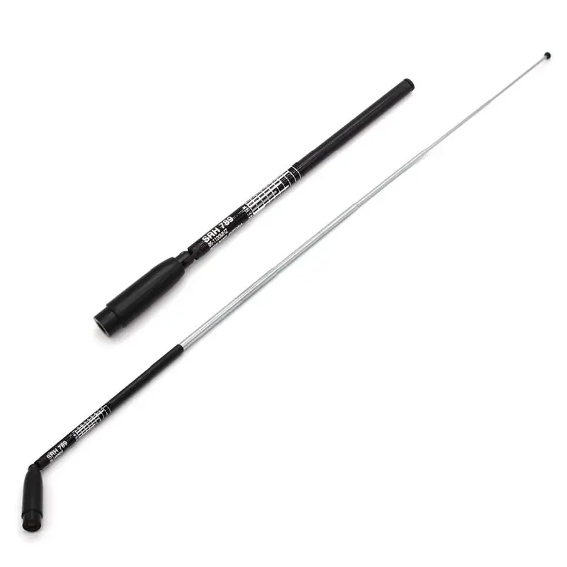 B63B-10X SRH789 SMA 남성형 95-1100Mhz 접이식 텔레스코픽 안테나