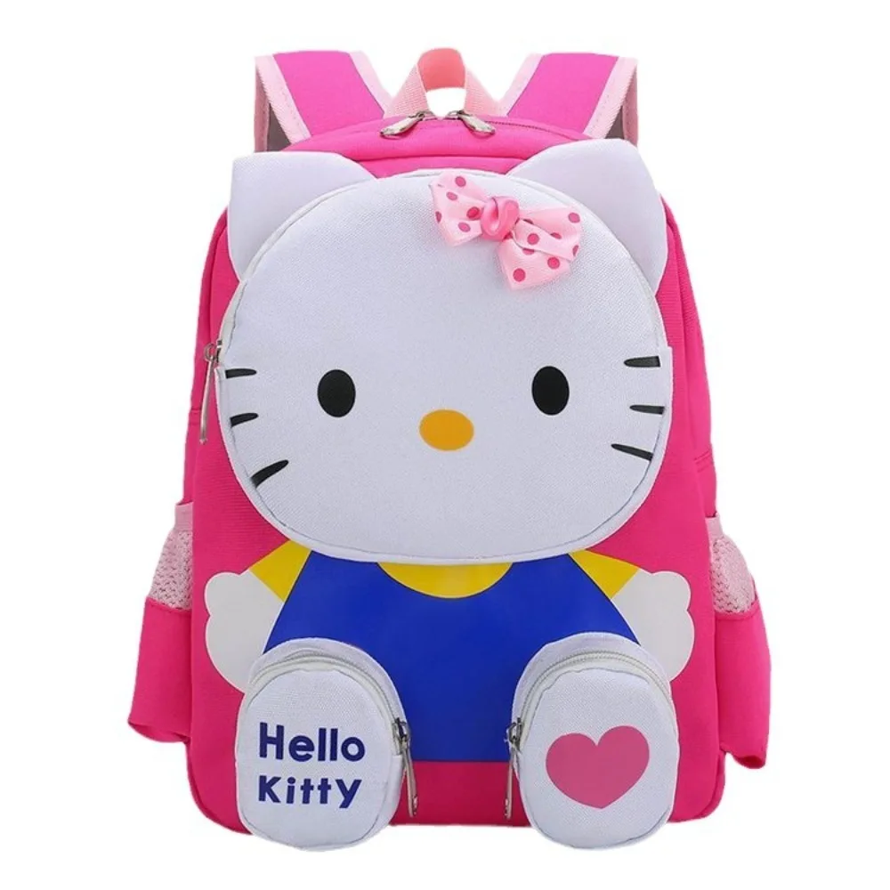 

New Children's Bag Cartoon Spider Man Hello Kitty Anime Reduces Burden Backpack Kindergarten Boys Girls 3-6 Years Old Backpack