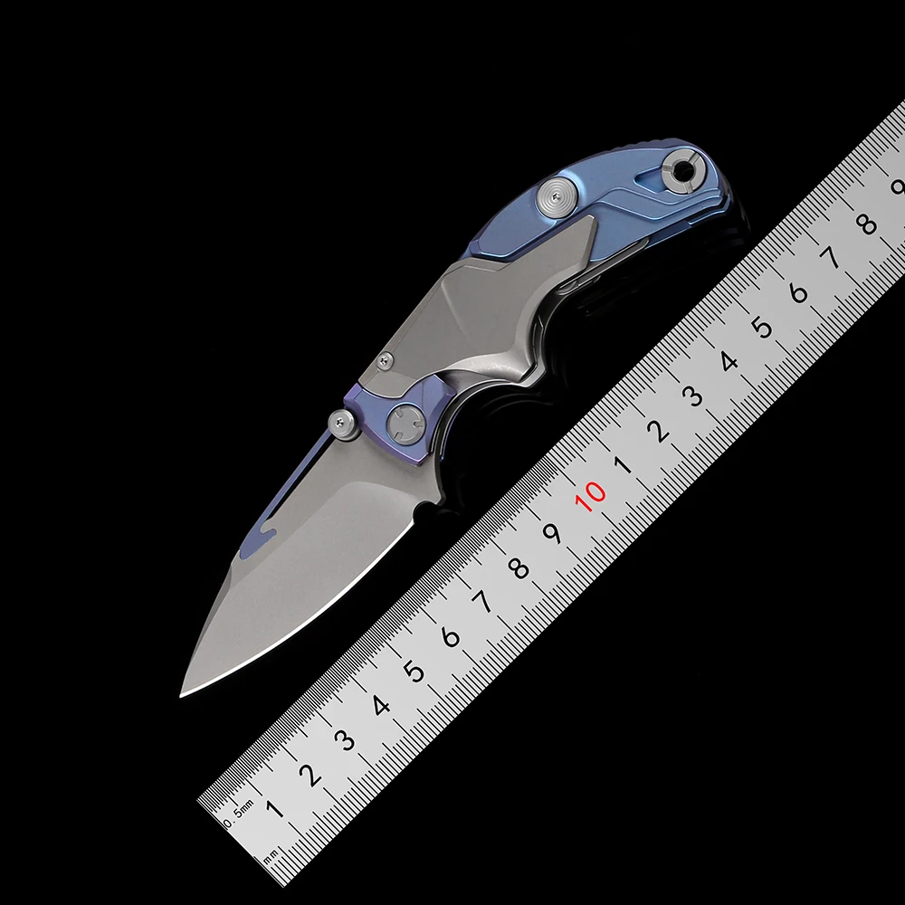 ForeverSteelAlkaidFoldingKnifeM390BladeTC4TitaniumHandle