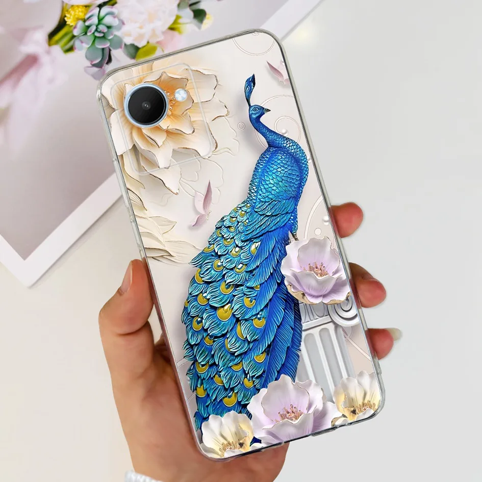 Fashionable Marble Cartoon Soft Phone Case - Bumper Cover