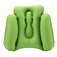 Inflatable Lumbar Pillow - Cushion for Airplane Seat Travel Support - Lower Back Cushion for Car, Office Chair -Sciatica Relief 1