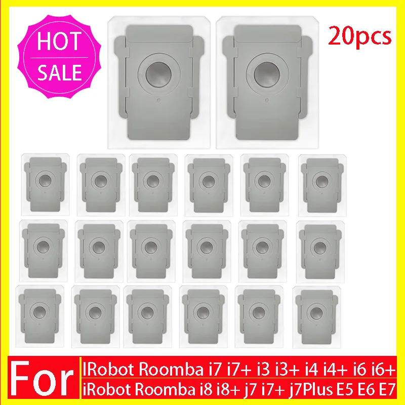 Premium Replacement Dust Bags for Robot Vacuum Cleaners - High-Efficiency Accessories
