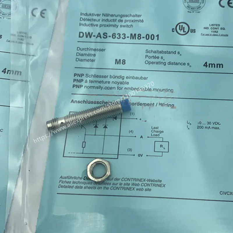 

3 шт., новинка, контрастная фотография, фотосессия, резьбовой разъем-в PNP, нормально открыть 10-30 в