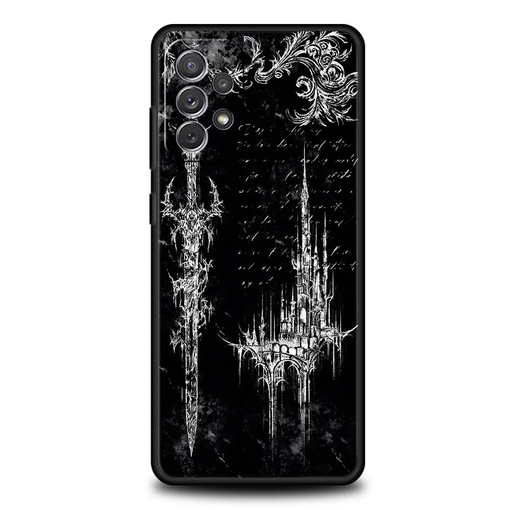 Cyber Sigil Cross Line Protective Phone Case Cover