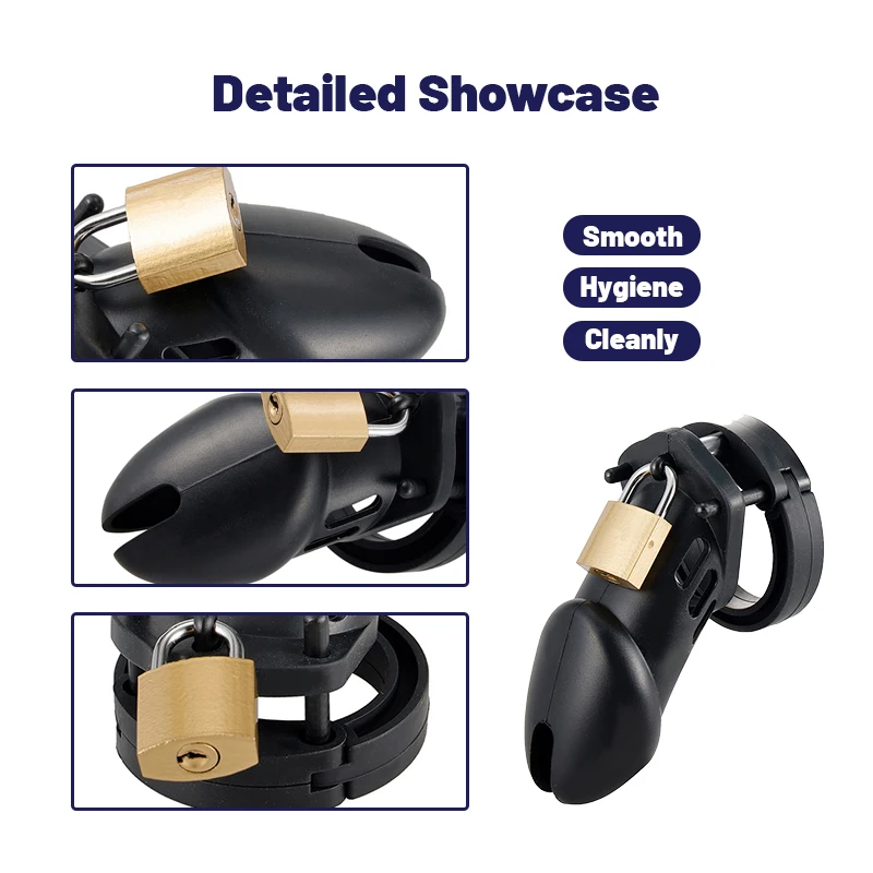 Silicone Urethra Chastity Lock with 5 Snap Ring Penis Bondage Adult Men's Chastity Cage Cock Restriction BDSM Abstainer Sextoys penis chastity cage,chastity lock sex toy