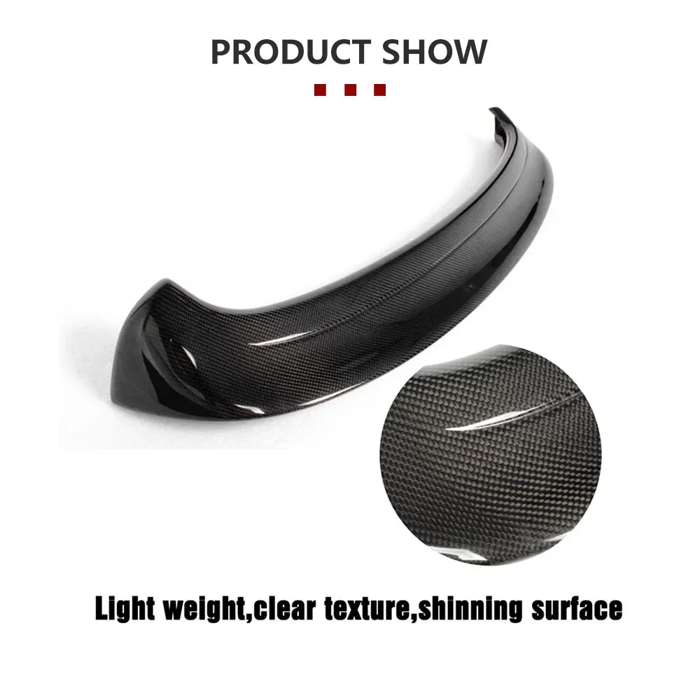 Car rear wing spoiler,car roof spoiler Car Rear Roof Lip Spoiler Rear Window Spoiler Carbon Fiber / FRP for Volkswagen VW Golf 5 V MK5 Standard R32 GTI 2006-2009