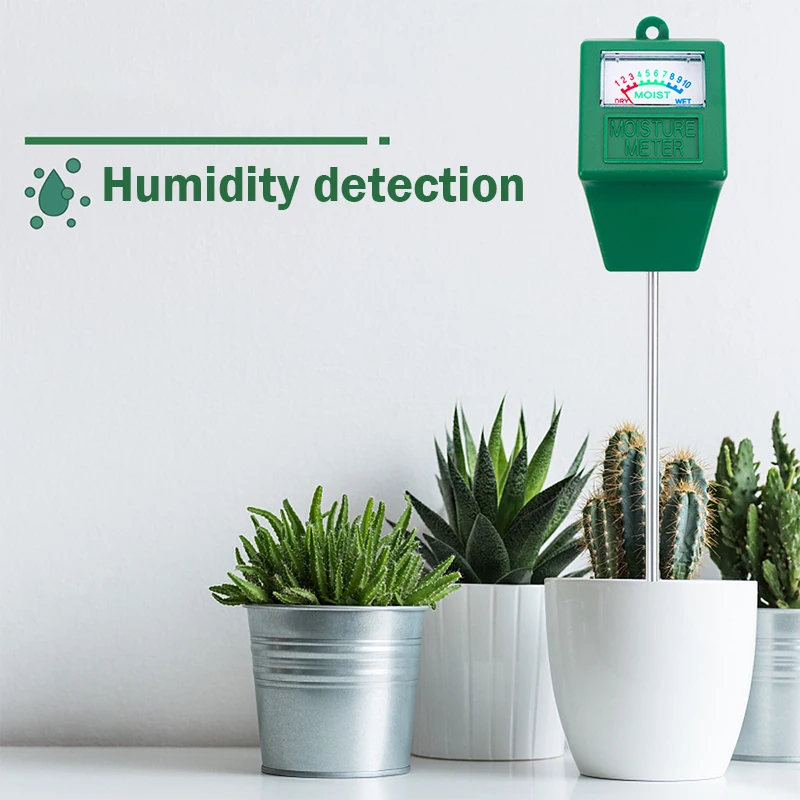 Soil Moisture Meter Flower Plant Potted Watering Test Soil Humidity Monitor Detector For Home Garden Measuring Tools