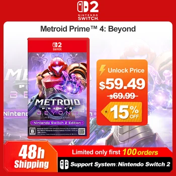 Nintendo Switch 2 Metroid Prime 4 Beyond Juegos Offerte di giochi Scheda di gioco fisica Nintendo Metroid Prime Gioco d'azione per NS2