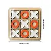 XO Game For Kids Tic Tac Toys Board Game Wooden XO Table Board Games Fun Games Educational Strategy Brain Puzzle Interactive Toy 6