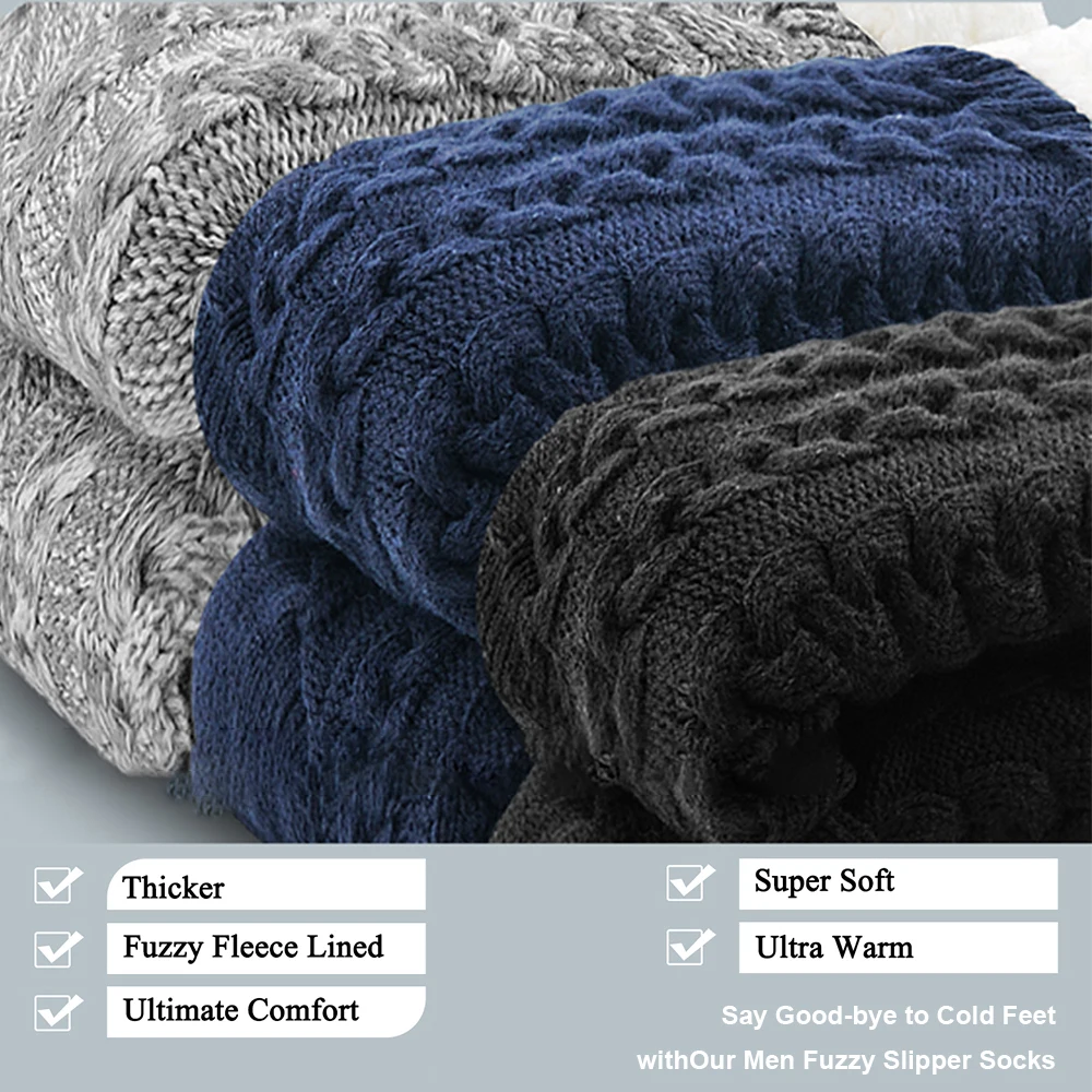 Thickened Winter Woven Thermal Cashmere Socks Floor Socks Women's Carpet Home Plus Socks Velvet Sleep Socks Slippers Leg Cover